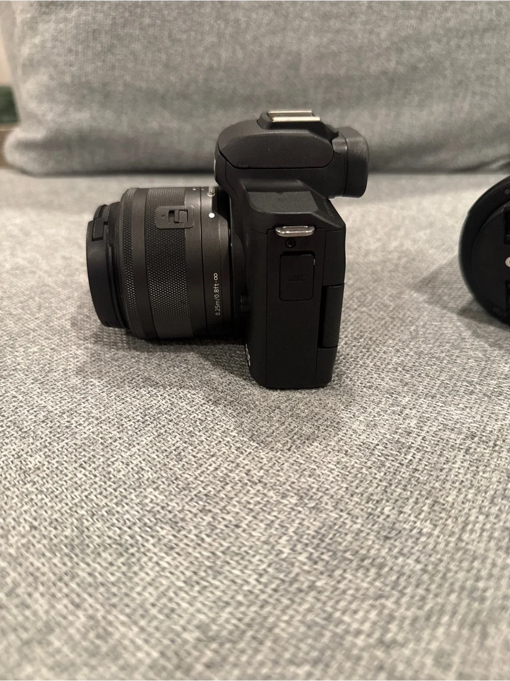 Canon EOS M50 mark ii with Two Black Lenses